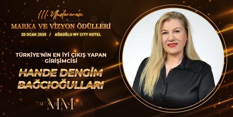3. Uluslararası Marka ve Vizyon Ödülleri'nde